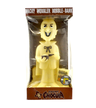 Wacky Wobbler Coin Bank - Count Chocula (Glow in the Dark, 13-Inch) - 2006 SDCC Exclusive/480pcs