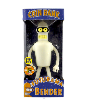 Funko Coin Bank - Bender (Glow in the Dark, 10-inch) - 2008 SDCC Exclusive/240pcs