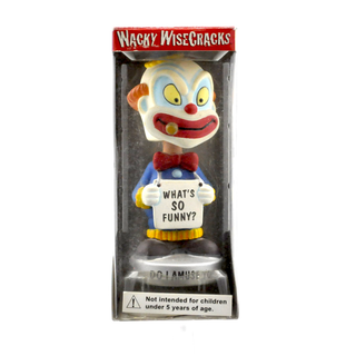Funko Mini Wacky Wobbler Wisecracks Angry Clown (What's so Funny?)