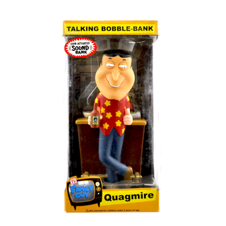 Wacky Wobbler Coin Bank - Quagmire (13-Inch)