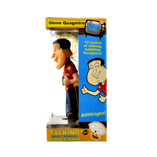 Wacky Wobbler Coin Bank - Quagmire (13-Inch)