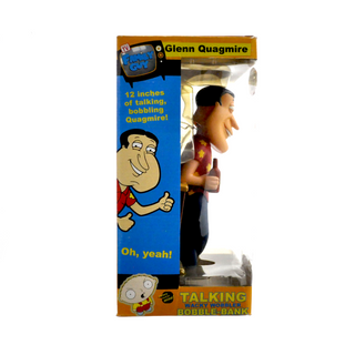 Wacky Wobbler Coin Bank - Quagmire (13-Inch)
