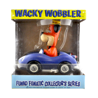 Funko Wacky Wobbler Bobble Car Huckleberry Hound (Blue Car)