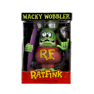 Funko Wacky Wobbler Rat Fink (Green, Surfboard)