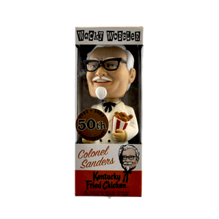 Funko Wacky Wobbler Colonel Sanders (Gold Base, 50th Anniversary)