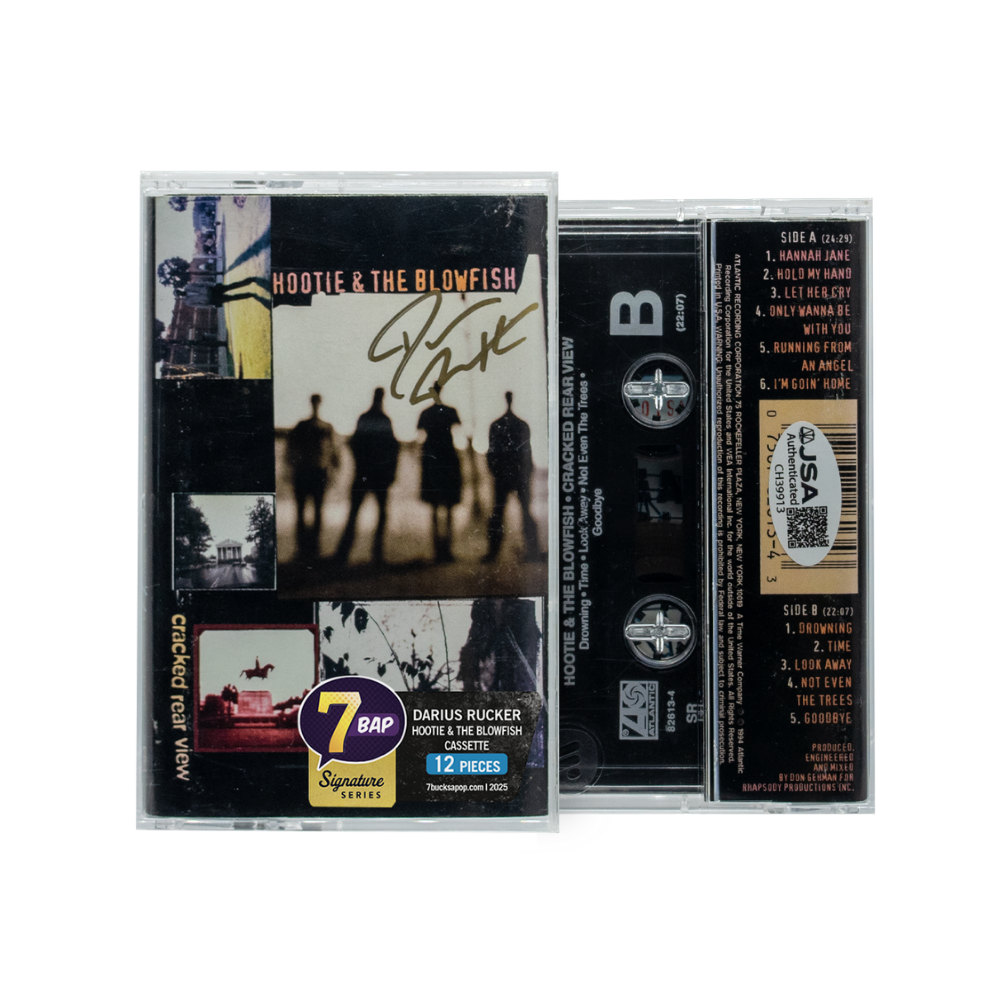 Darius Rucker signed Hootie & the Blowfish Cassette - 7BAP Signature S ...