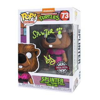 Darren Dunstan Signed Splinter Funko Pop - 7BAP Signature Series