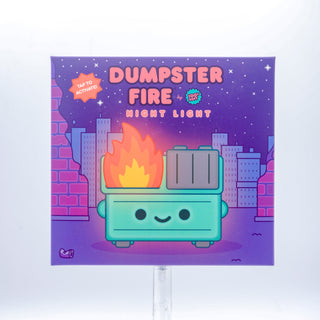 * Dumpster Fire Night Light Vinyl by 100% Soft
