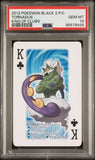 2012 POKEMON BLACK 2 PLAYING CARDS TORNADUS # - Graded PSA GEM MT 10