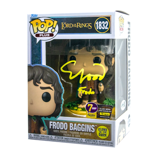 Elijah Wood Signed Frodo Baggins (GITD) Funko Pop - 7BAP Signature Series