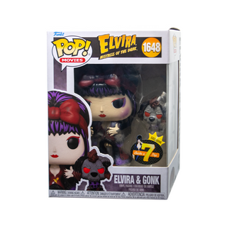 Funko Pop - Elvira & Gonk Moonlight, Mistress of the Dark 1648 - 7BAP Exclusive