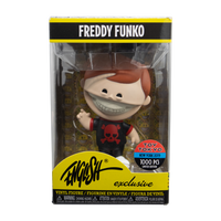 Retro Freddy Funko (Black Shirt, Ron English) - 2019 Toy Tokyo/NYCC Exclusive / 1000 made