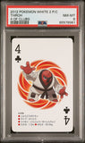 2012 POKEMON WHITE 2 PLAYING CARDS THROH # - Graded PSA NM-MT 8