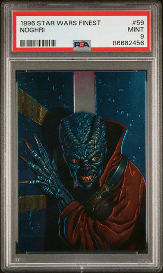1996 STAR WARS FINEST NOGHRI  #59 - PSA 9