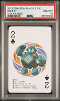 2012 POKEMON BLACK 2 PLAYING CARDS GOLETT # - Graded PSA GEM MT 10