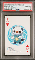 2012 POKEMON WHITE 2 PLAYING CARDS OSHAWOTT # - Graded PSA GEM MT 10