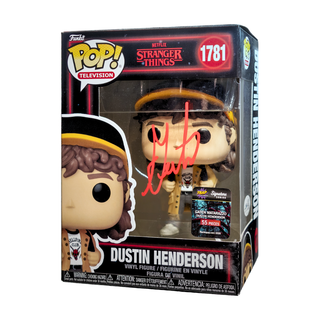 Gaten Matarazzo Signed Dustin Henderson Funko Pop - 7BAP Signature Series