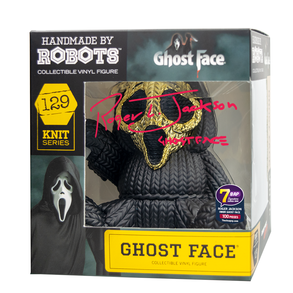 Signature Series Roger Jackson Handmade By Robots - Ghost Face (Gold, Scream)