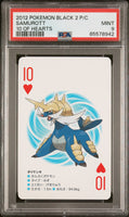 2012 POKEMON BLACK 2 PLAYING CARDS SAMUROTT # - Graded PSA MINT 9