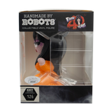 Signature Series Cassandra Peterson Signed 7 Bucks a Pop Exclusive Handmade by Robots - Elvira Orange Dress