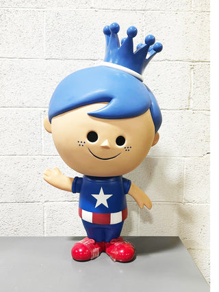 Giant 36" Retro Freddy Funko as Captain America /10 Made