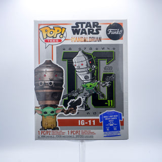 * Funko Pop! IG-11 with The Child with T-Shirt (XL, Sealed, The Mandalorian) 427 – GameStop Exclusive Vinyl Figure
