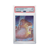 ⋆ Jabba The Hutt #73 Trading Card - 1996 Star Wars Finest - PSA 9 ⋆