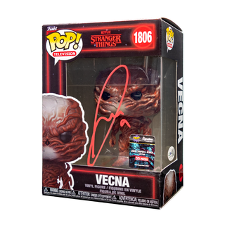Jamie Campbell Bower Signed Vecna Funko Pop - 7BAP Signature Series