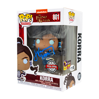 Janet Varney Signed Korra Funko Pop - 7BAP Signature Series