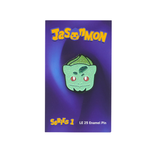 * Jasonmon Bulbasaur Glitter Pin – 7BAP Exclusive /25 pieces **Chase**