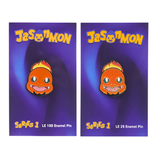 Jasonmon Charmander Pin - 7BAP Exclusive /100pcs **Shot at Chase Glitter/25pcs**
