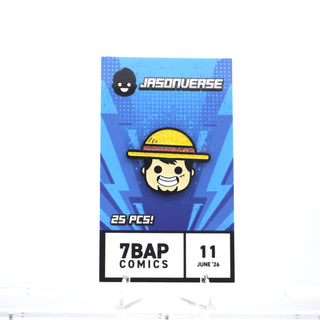 * Jasonverse Luffy Glitter Pin – 7BAP Exclusive /25 pieces **Chase**
