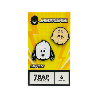 * Jasonverse Snoopy & Charlie Brown Pin Set – 7BAP Exclusive /50 pieces