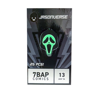 * Jasonverse Scream Ghostface Glow in the Dark Pin – 7BAP Exclusive /25 pieces **Chase**