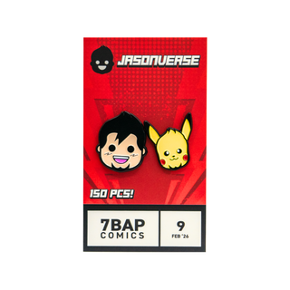 Jasonverse Ash & Pikchu Pin Set - 7BAP Exclusive /150pcs
