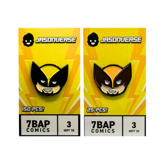 Jasonverse Wolverine Pin - 7BAP Exclusive /150pcs **Shot at Chase Brown Mask/25pcs**