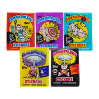 * Lot of 5 Vintage Topps Garbage Pail Kids Unopened Sticker Packs