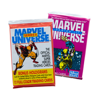 * Lot of 2 Vintage Impel/Skybox Marvel Universe Unopened Trading Card Packs