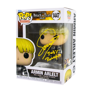 Marina Inoue Signed (Yellow) Armin Arlelt Funko Pop - 7BAP Signature Series