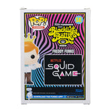 Squid Games Freddy Funko Bundle - Player 456 (2000 Made), Masked Worker (4000 Made), and Masked Manager(4000 Made) (2022 Blacklight Battle Exclusive)