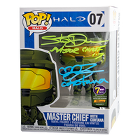 Signature Series Steve Downes & Jen Taylor Signed Pop - Master Chief w/Cortana (Halo)