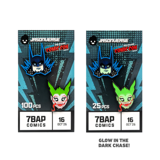 Absolute Jasonverse Enamel Pins LE 125 - NYCC 7BAP Exclusive Limited Edition (Chance at GITD Chase)
