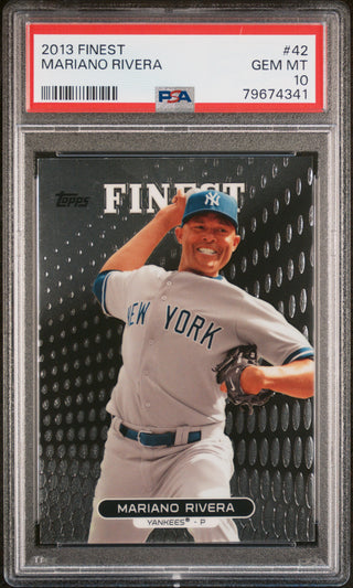 2013 FINEST MARIANO RIVERA  #42 - PSA 10