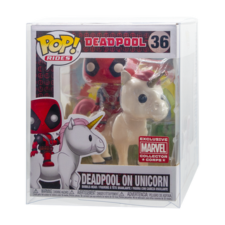 Deadpool on Unicorn/Kylo Tie Fighter Funko Pop! PopShield Protectors