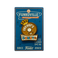 ⋆ Funko Funkoville (SDCC 2023) Pin - Freddy's Donuts (500 made) ⋆