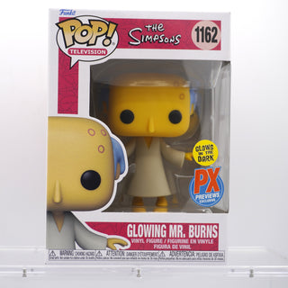 * Funko Pop! Glowing Mr. Burns Glow in the Dark, The Simpsons 1162 – Previews Exclusive Vinyl Figure in PopShield Protector