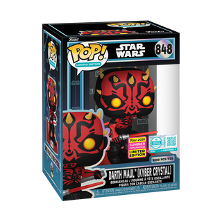 Funko Pop! Darth Maul (Kyber Crystal) 848 Vinyl Figure -  SDCC 2026 Limited Edition /9500 pcs