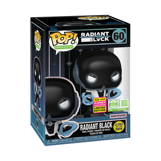 Funko Pop! Radiant Black, Black Sealed Stack 1599- SDCC 2026 Limited Edition 5000/pcs Vinyl Figure