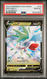 2022 POKEMON THAI SWORD & SHIELD STAR BIRTH SHAYMIN V #12 - Graded PSA GEM MT 10