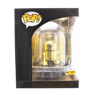 * Funko Pop! R2-D2 (Dome, Gold Collector's Edition) – Hot Topic Exclusive